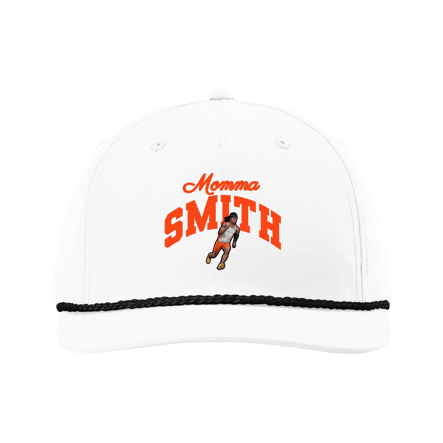 Five-Panel Classic Rope Cap — Mothers Day Arch in White