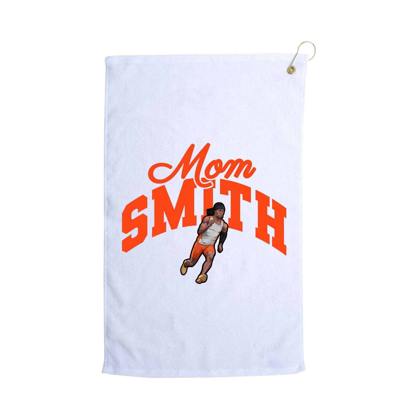Golf Towel — Mothers Day Arch in White