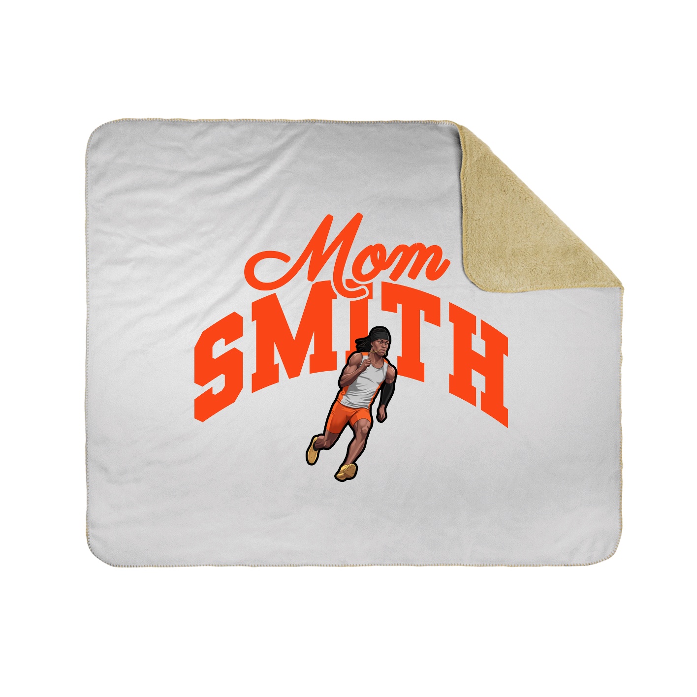 Throw Blanket — Mothers Day Arch in White