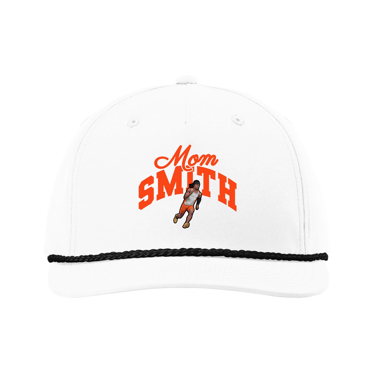 Five-Panel Classic Rope Cap — Mothers Day Arch in White