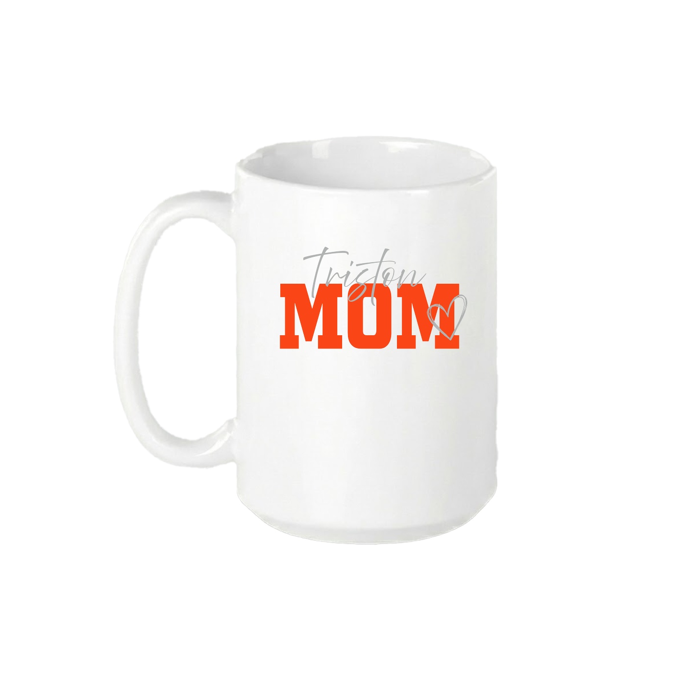 15oz Coffee Mug — Mothers Day Script in White