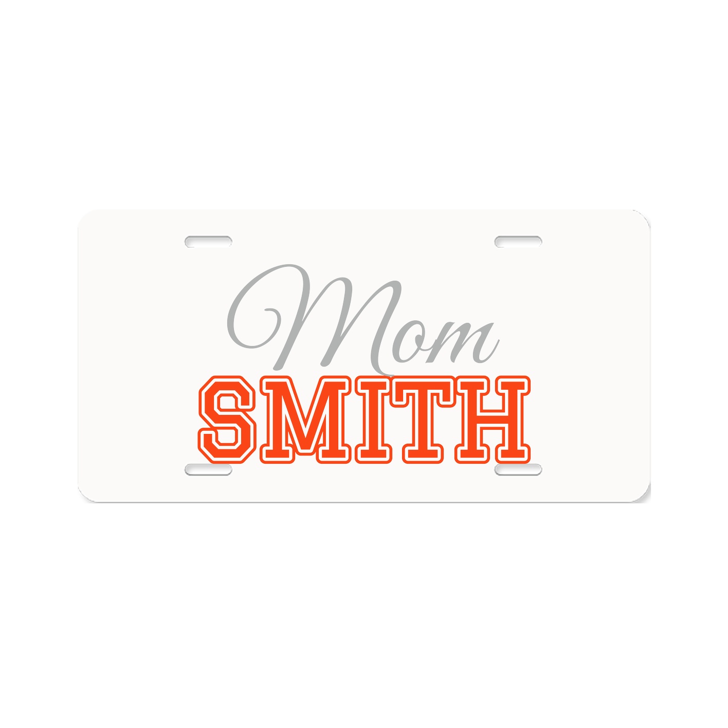 License Plate — Mothers Day Block in Classic