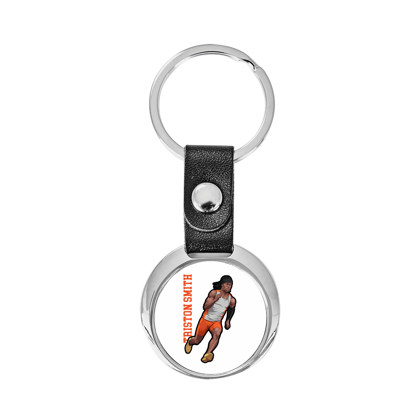 Key Chain — Name Vertical in Classic