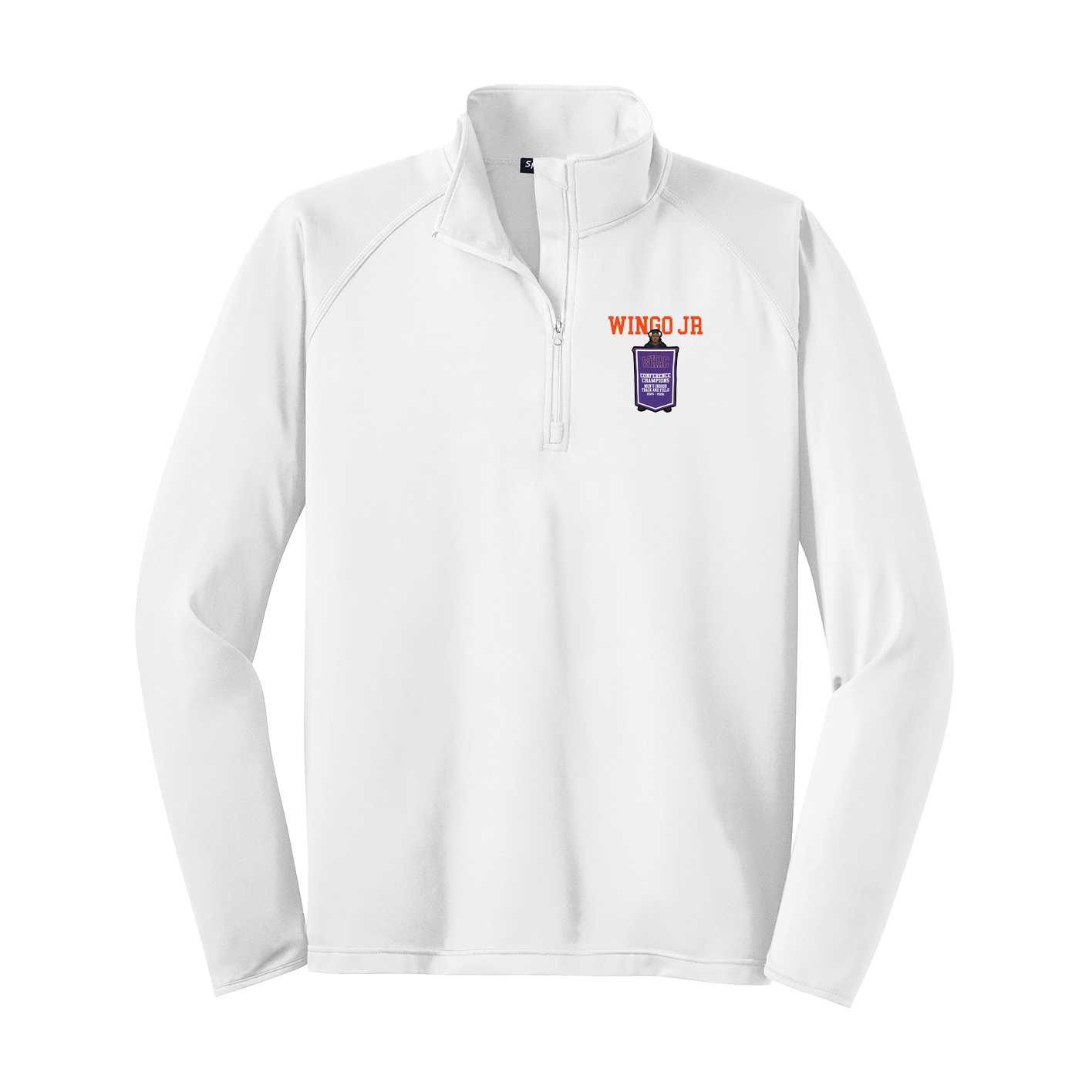Q-Zip Pullover — Shirsey in White