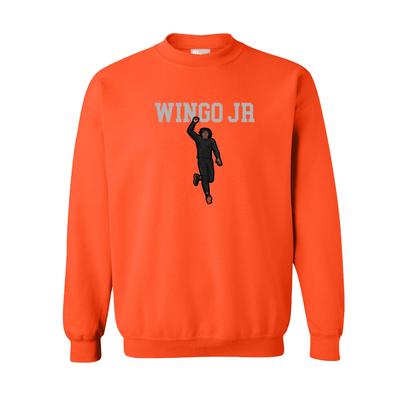 Fleece Crew — Shirsey in Orange