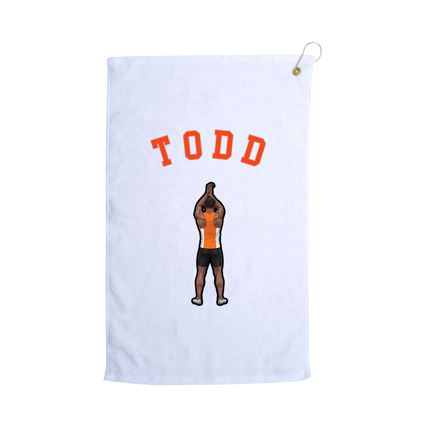 Golf Towel — Shirsey Arch in White