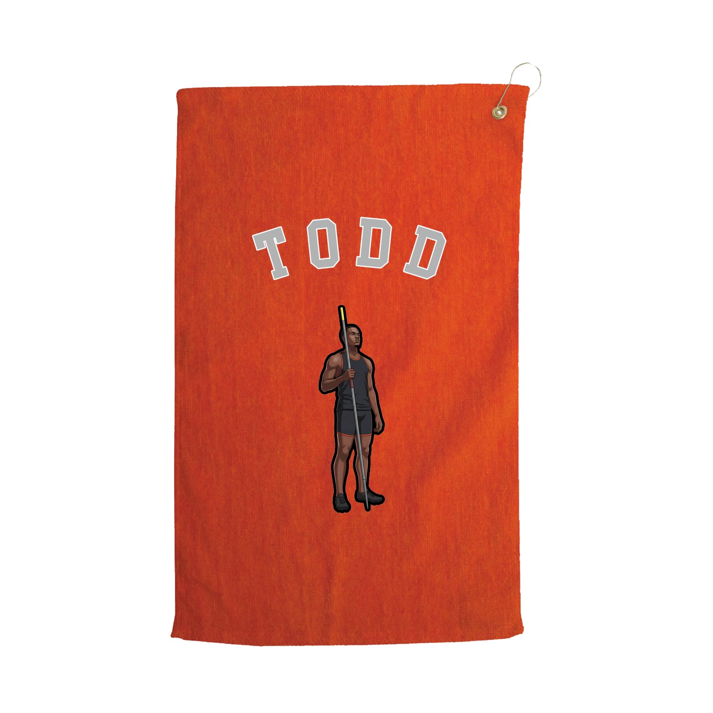 Golf Towel — Shirsey Arch in Orange