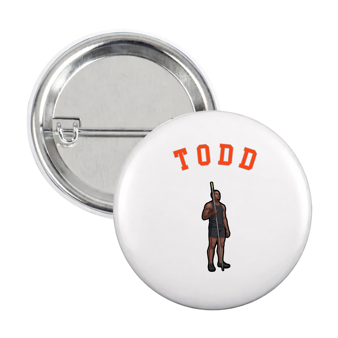 Game Day Button — Shirsey Arch in White