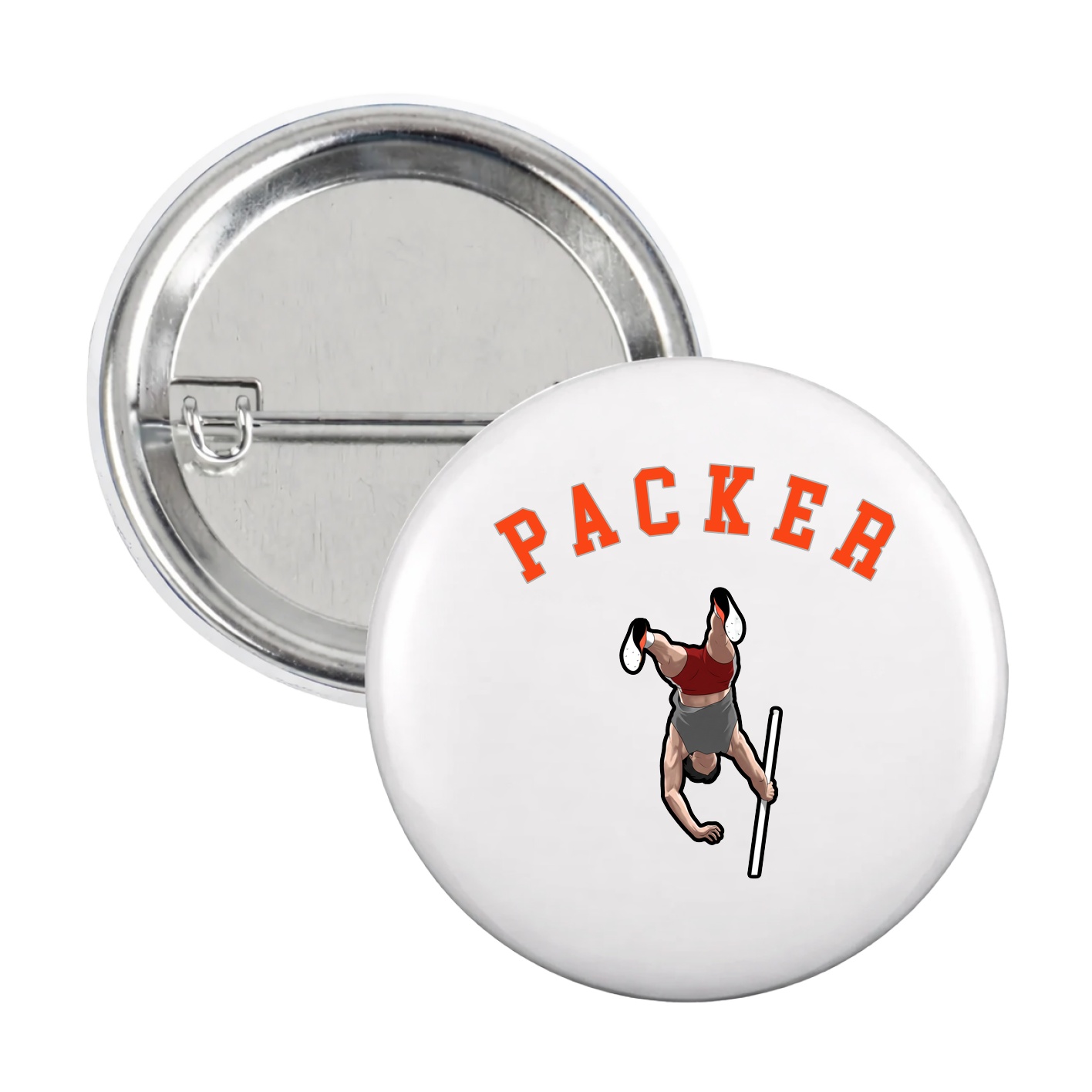 Game Day Button — Shirsey Arch in White