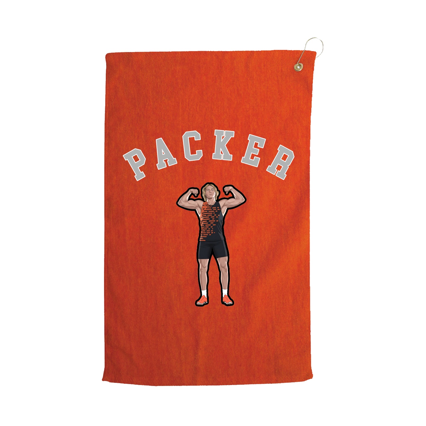 Golf Towel — Shirsey Arch in Orange