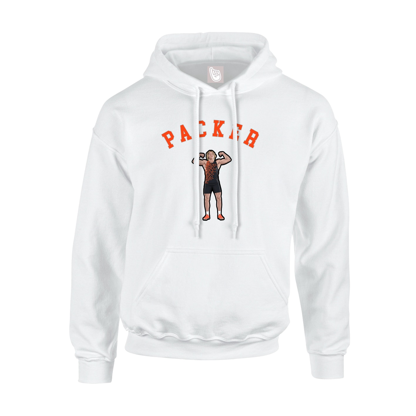 Hoodie — Shirsey Arch in White