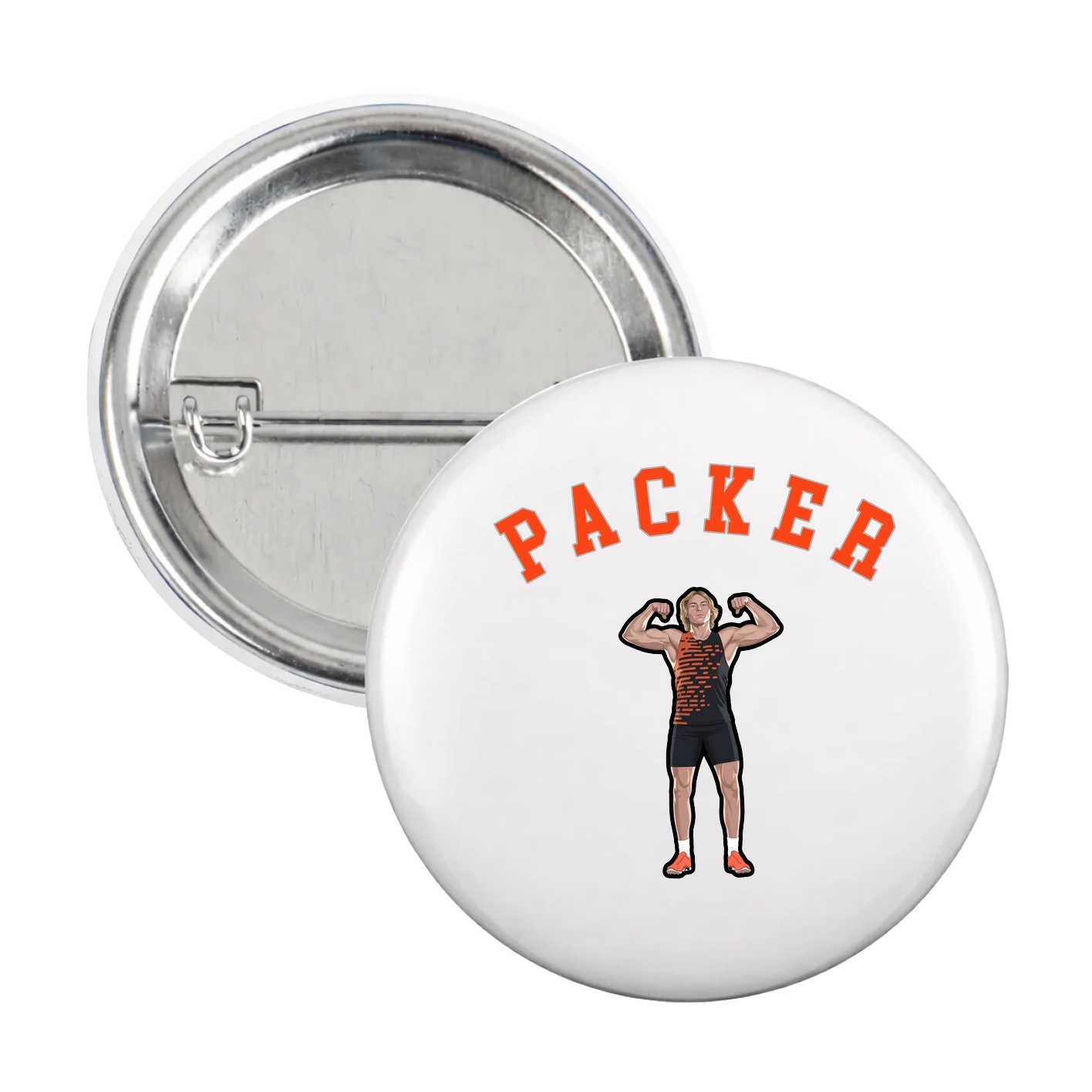 Game Day Button — Shirsey Arch in White