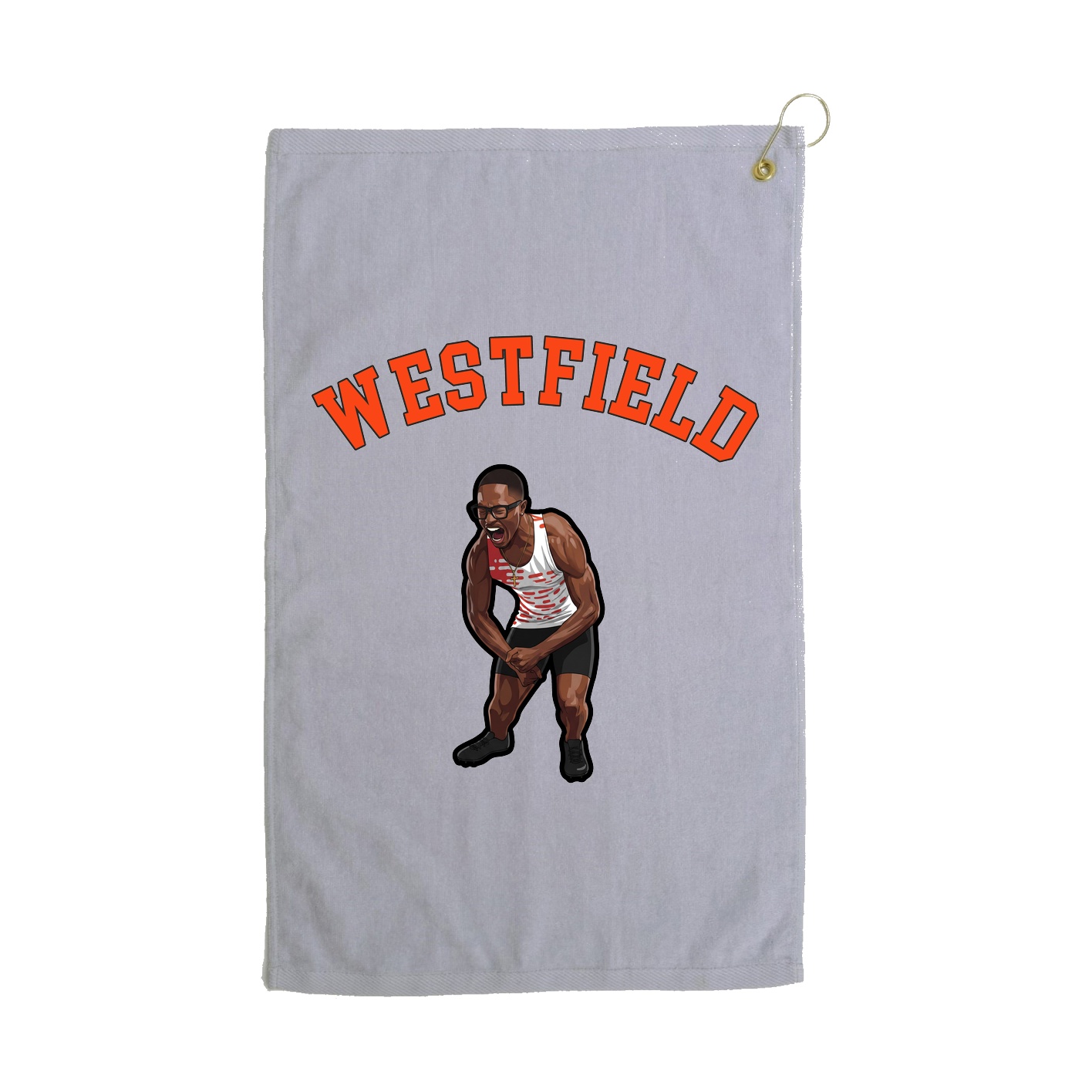 Golf Towel — Shirsey Arch in Grey