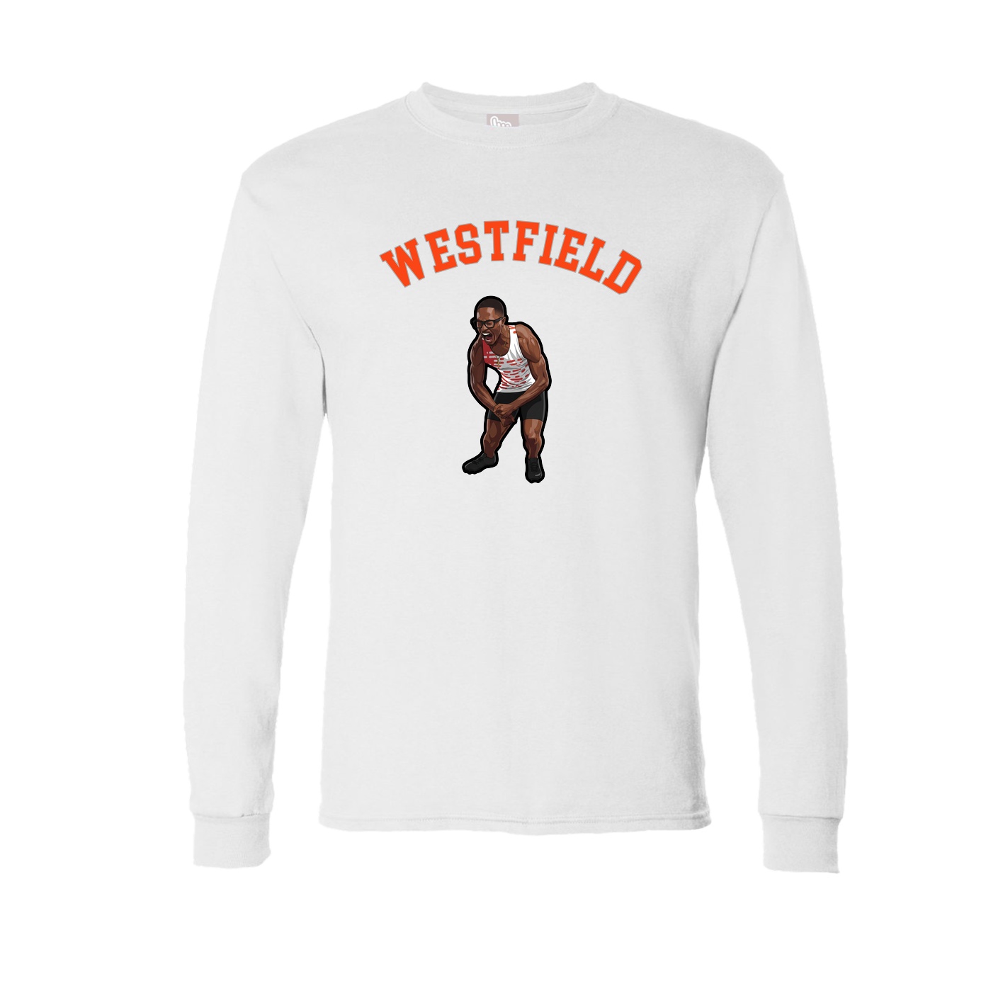 Long Sleeve Tee — Shirsey Arch in White