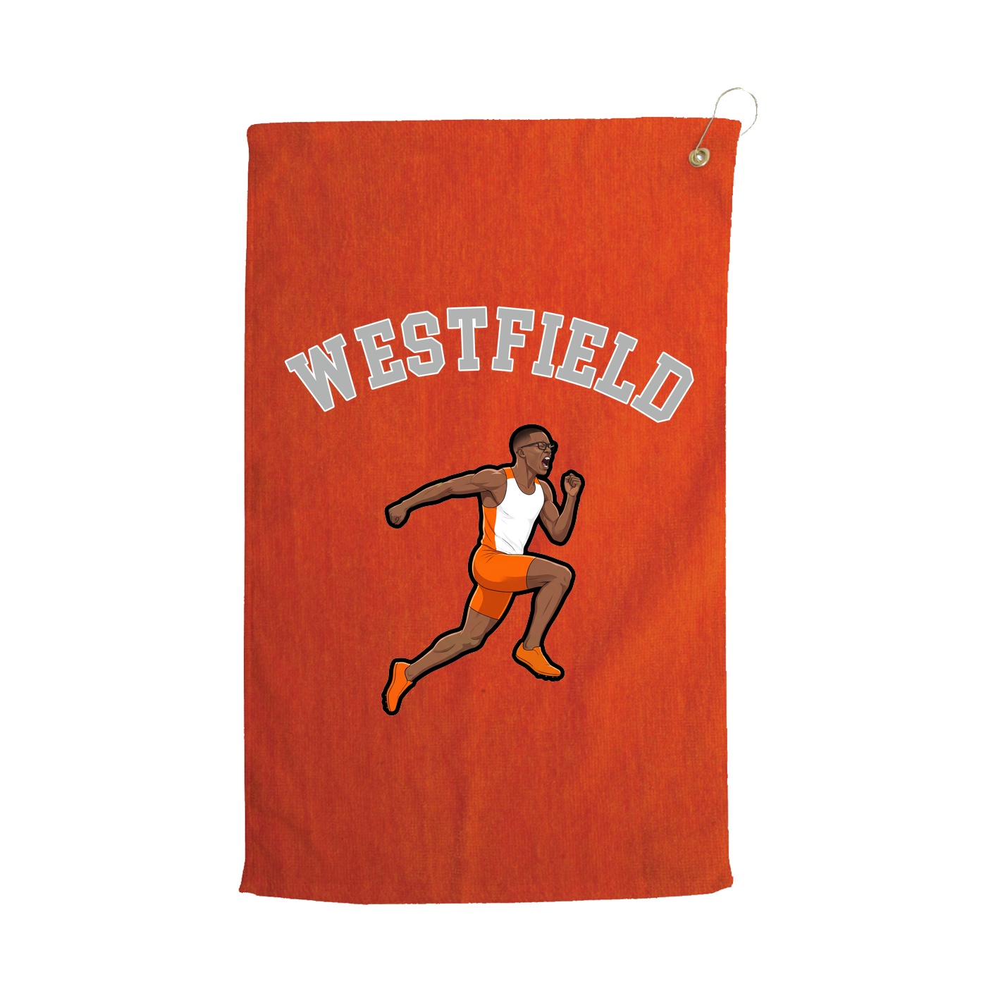 Golf Towel — Shirsey Arch in Orange