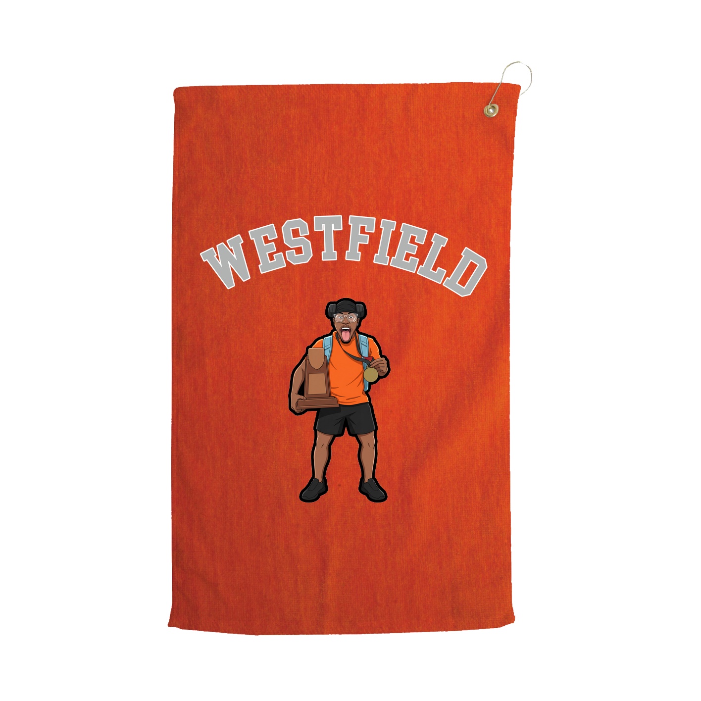 Golf Towel — Shirsey Arch in Orange
