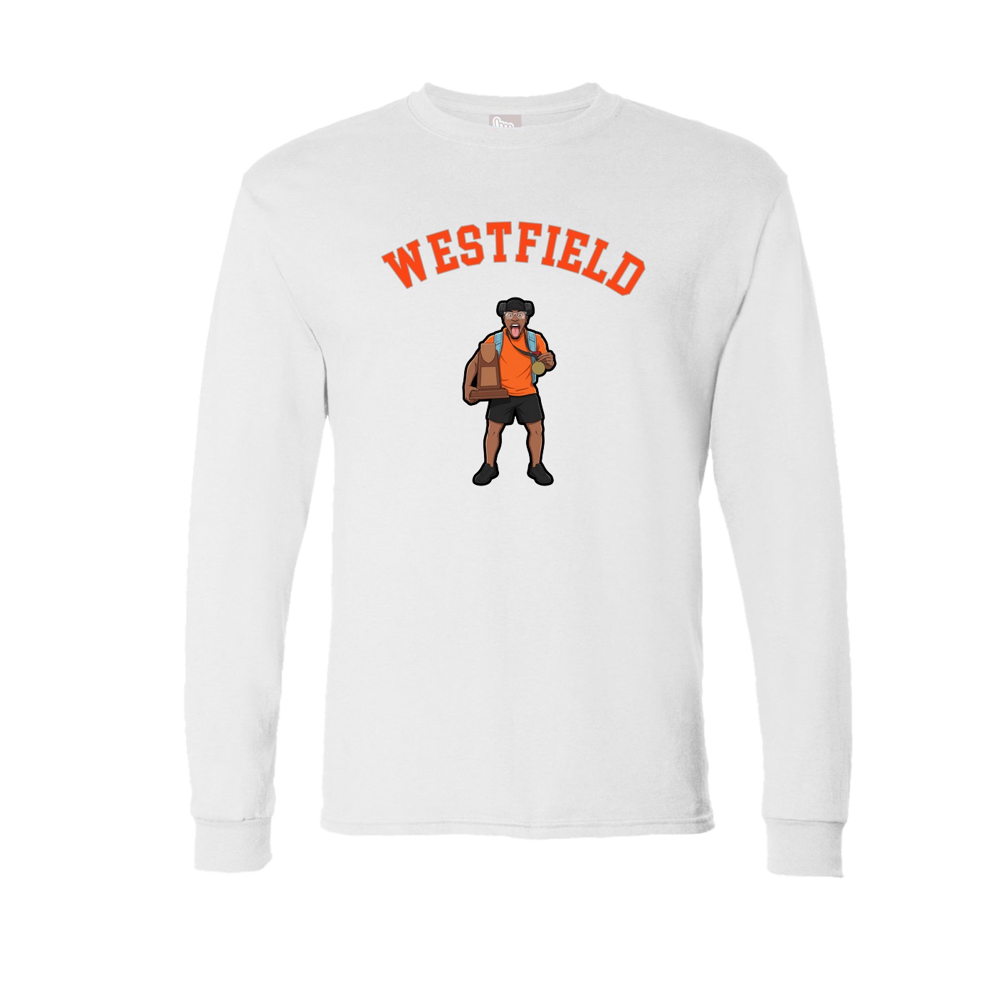 Long Sleeve Tee — Shirsey Arch in White