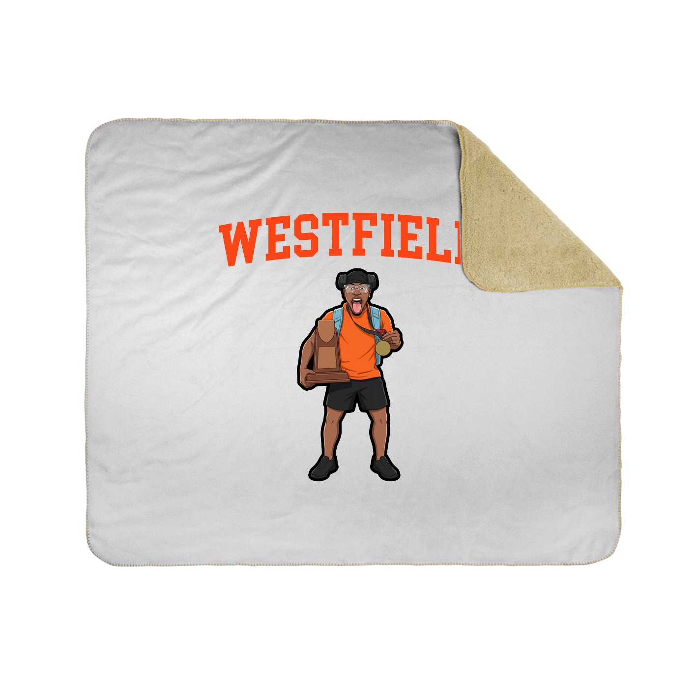 50x60 Sherpa Lined Throw Blanket