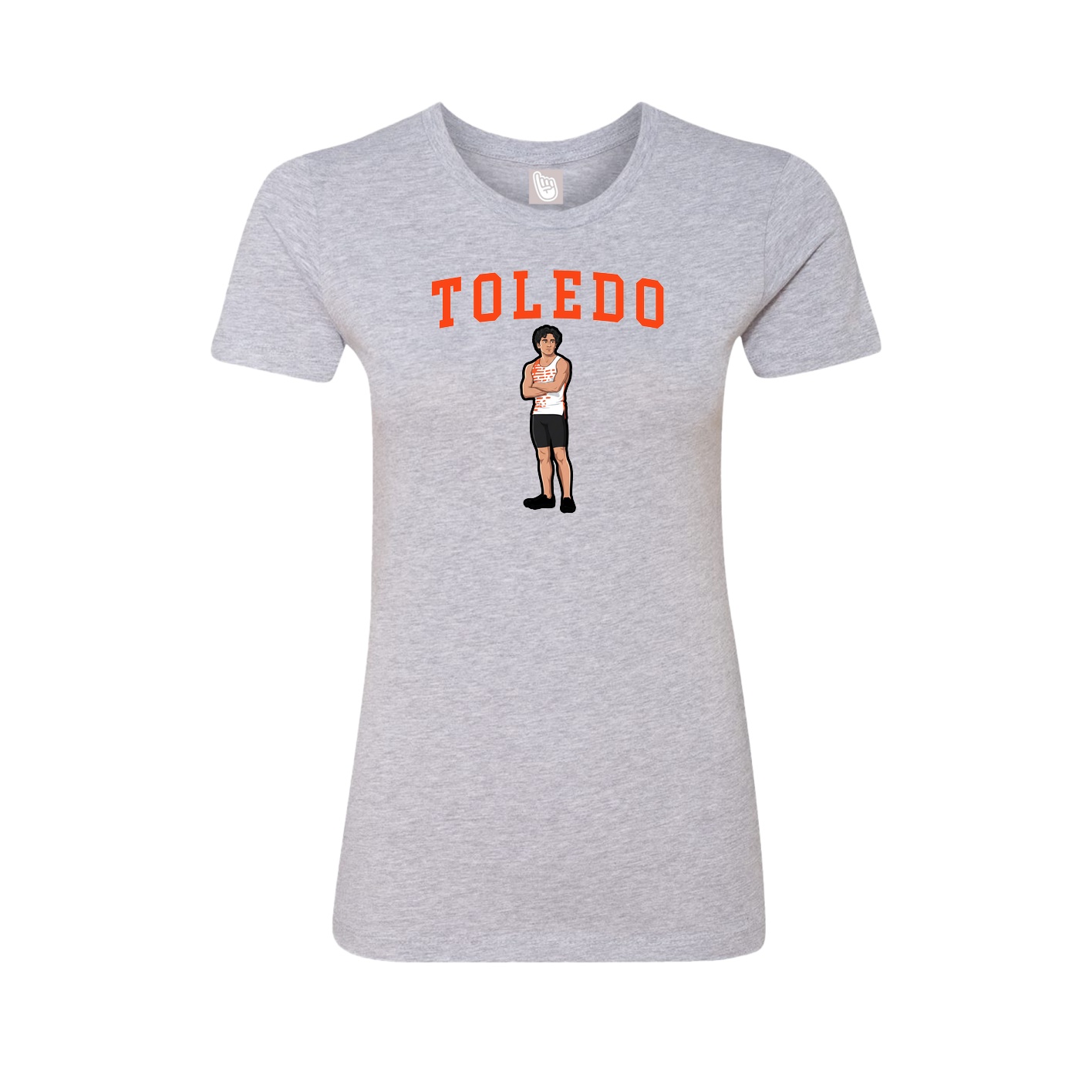 Fitted Women's Tee — Shirsey in Grey