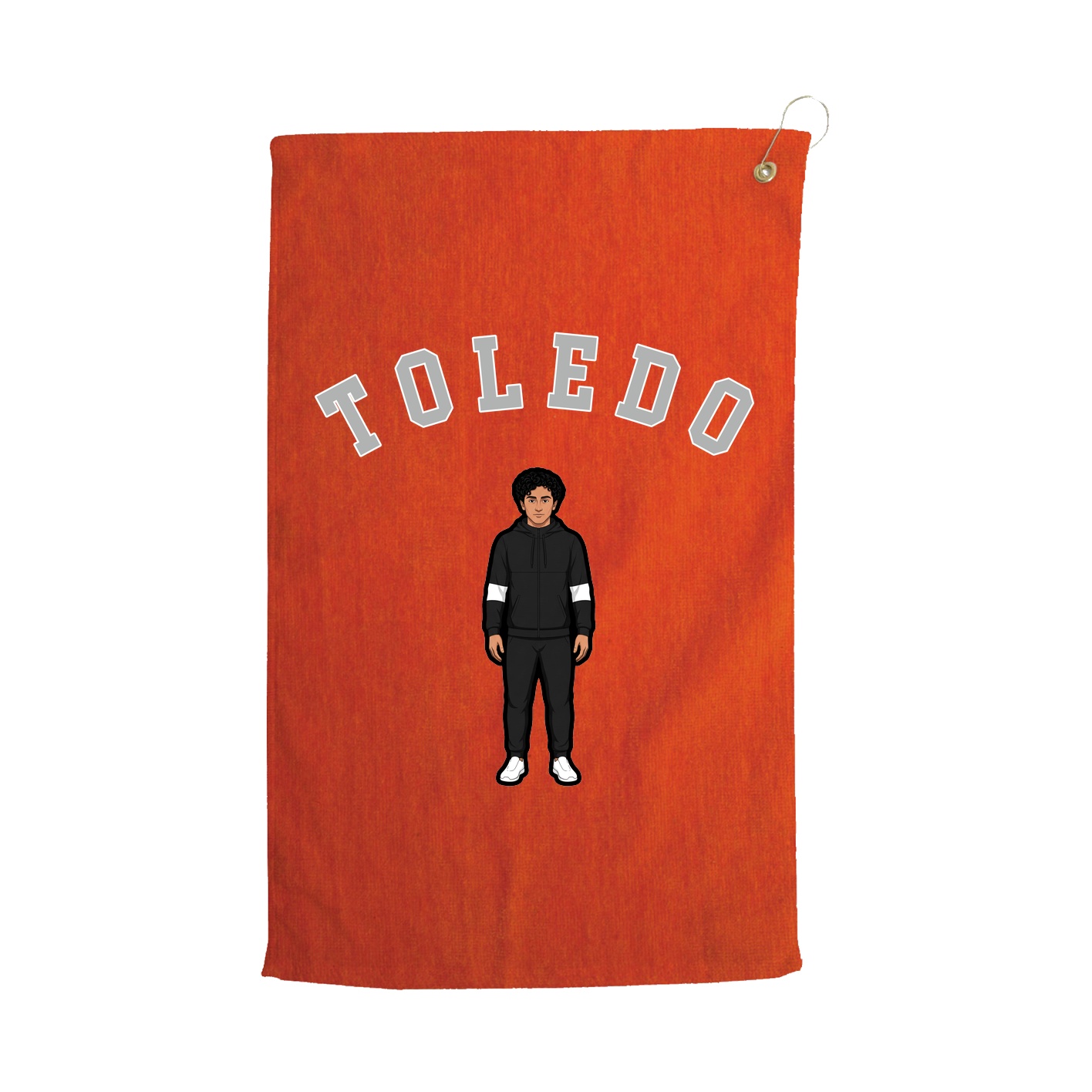 Golf Towel — Shirsey Arch in Orange