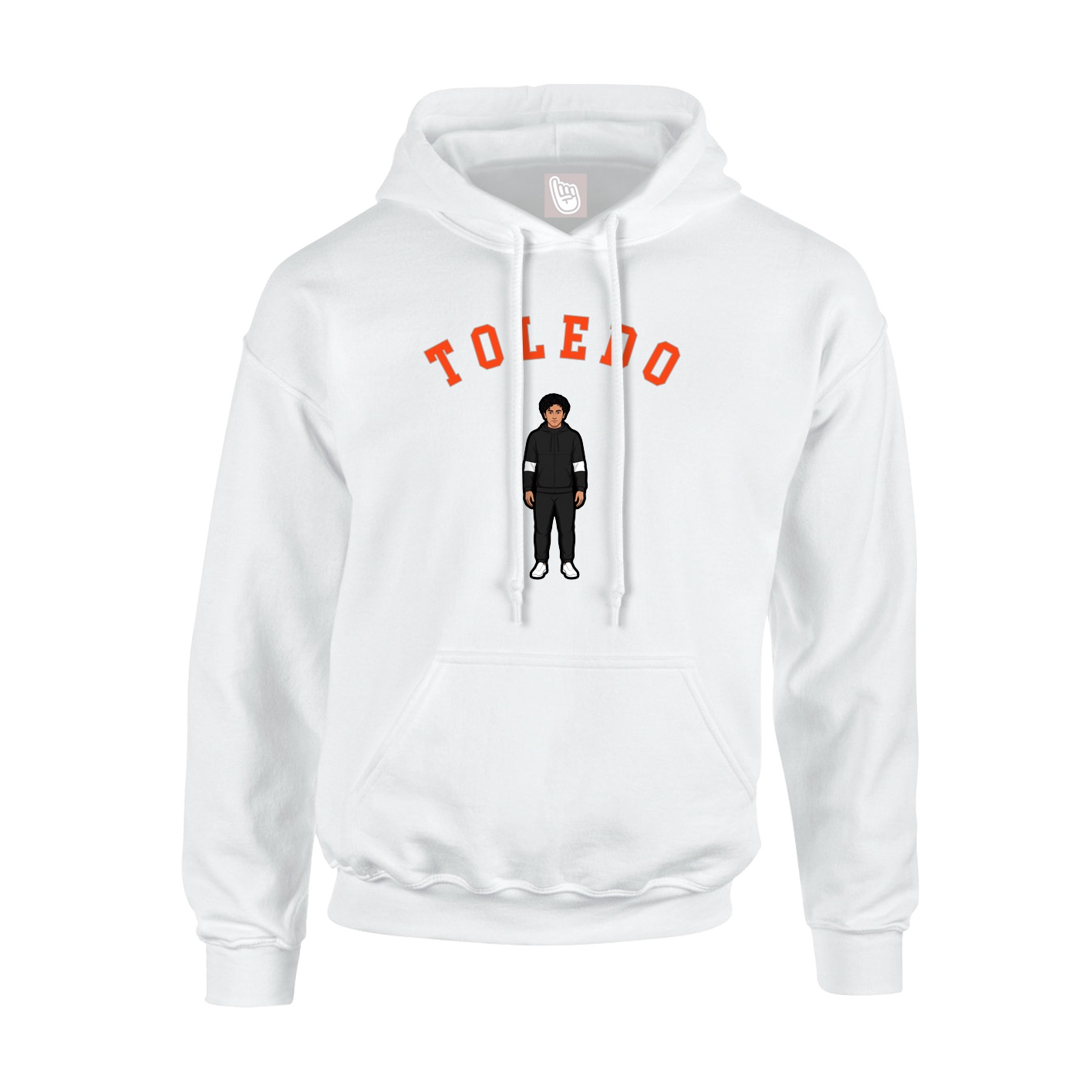 Hoodie — Shirsey Arch in White