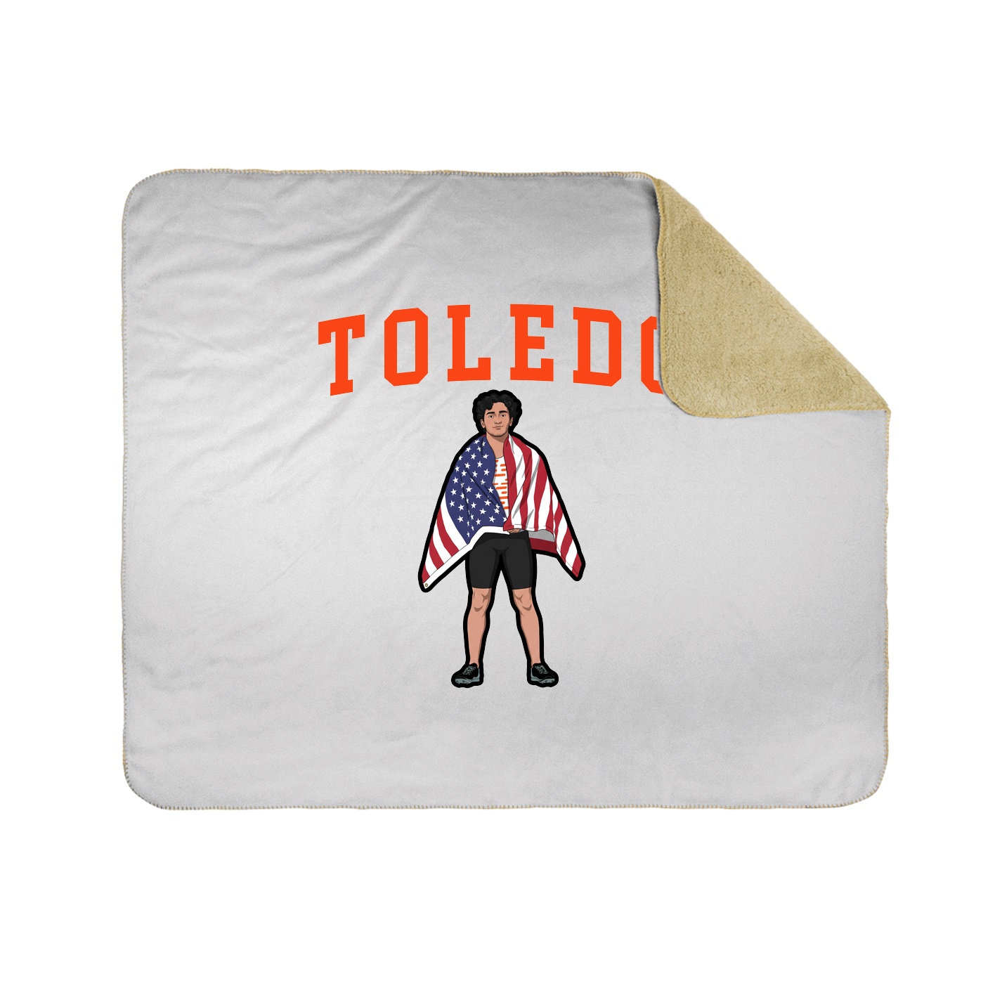 Throw Blanket — Shirsey in White