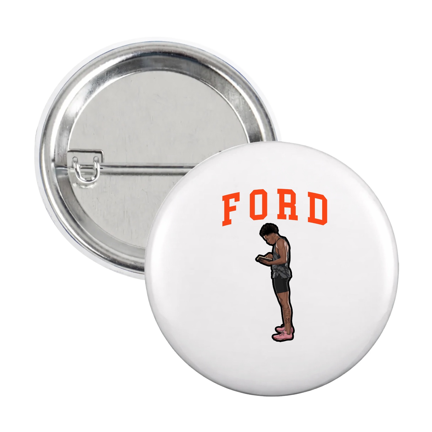 Game Day Button — Shirsey in White