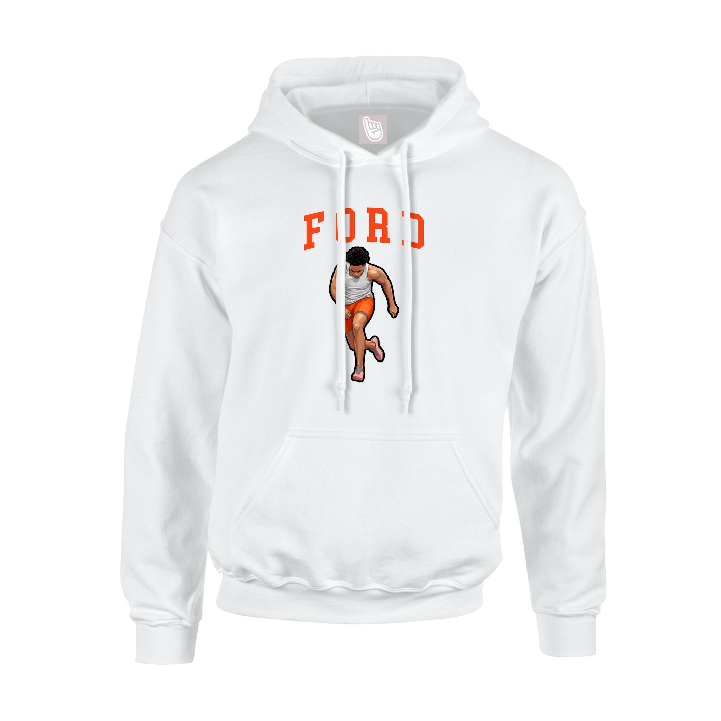 Hoodie — Shirsey in White