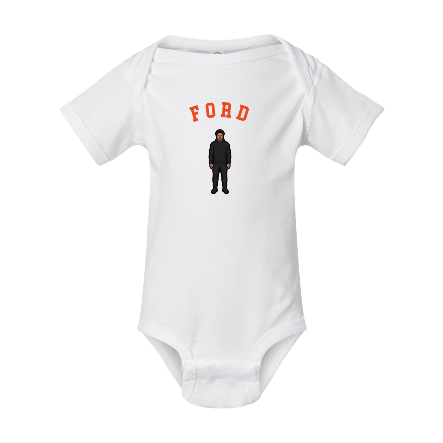 Baby Onesie — Shirsey Arch in White