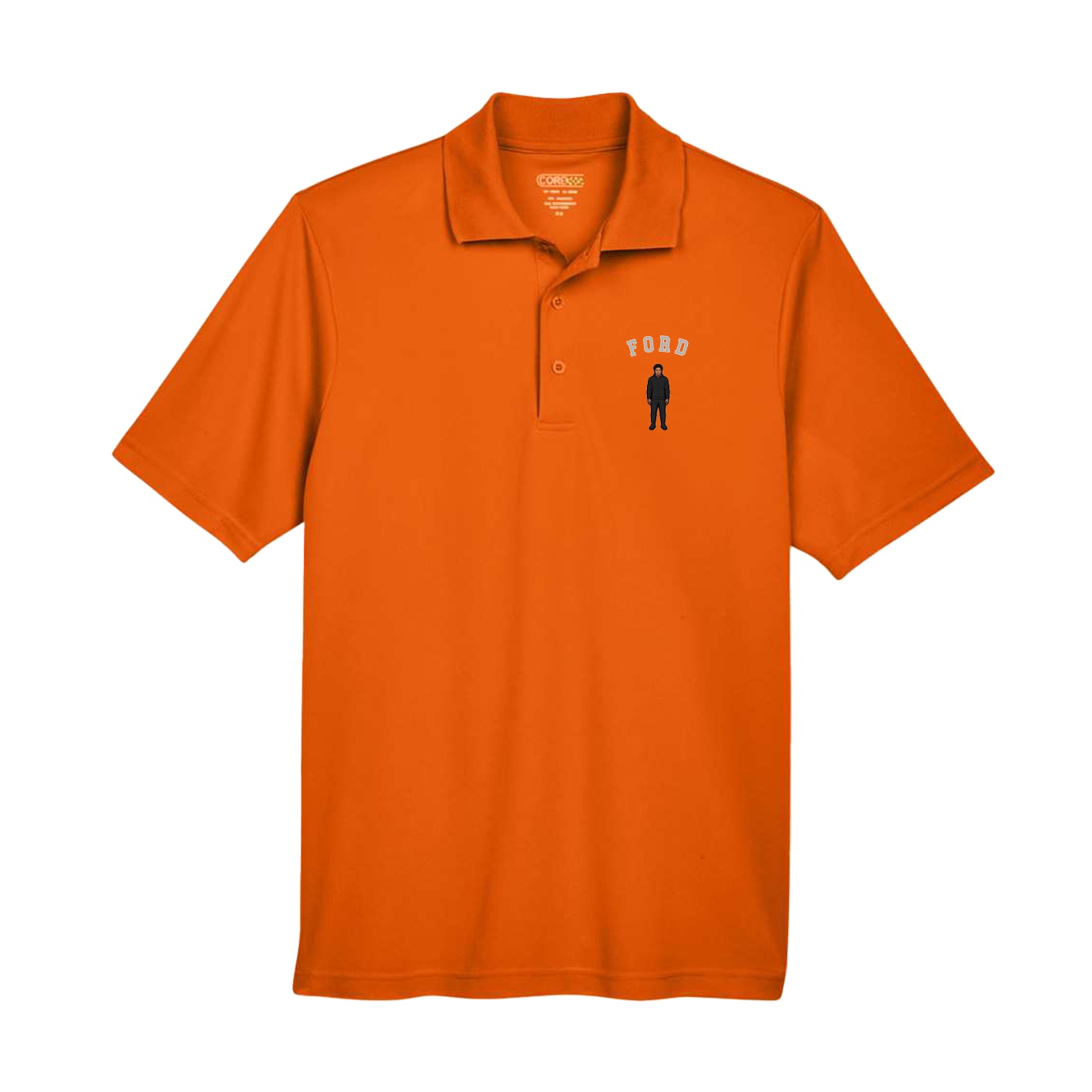 Performance Polo — Shirsey Arch in Orange