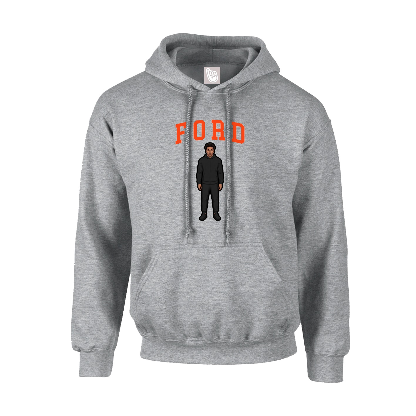 Hoodie — Shirsey in Grey