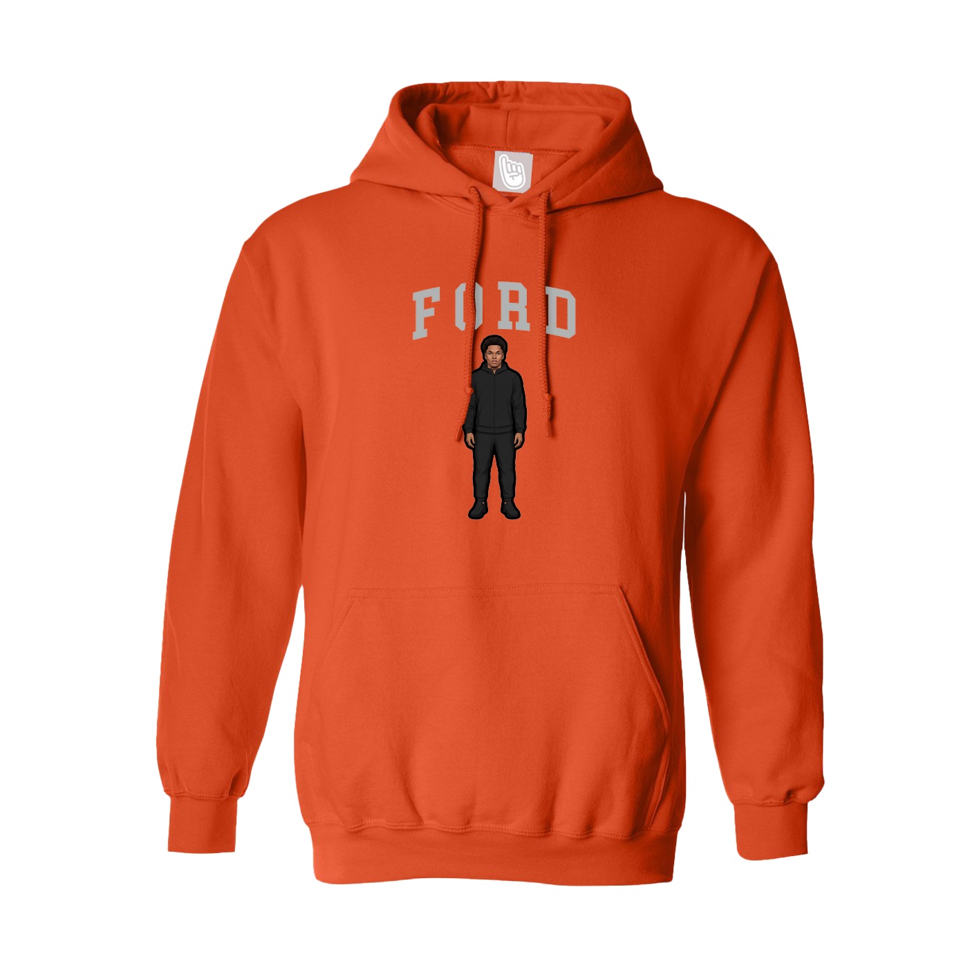 Hoodie — Shirsey in Orange