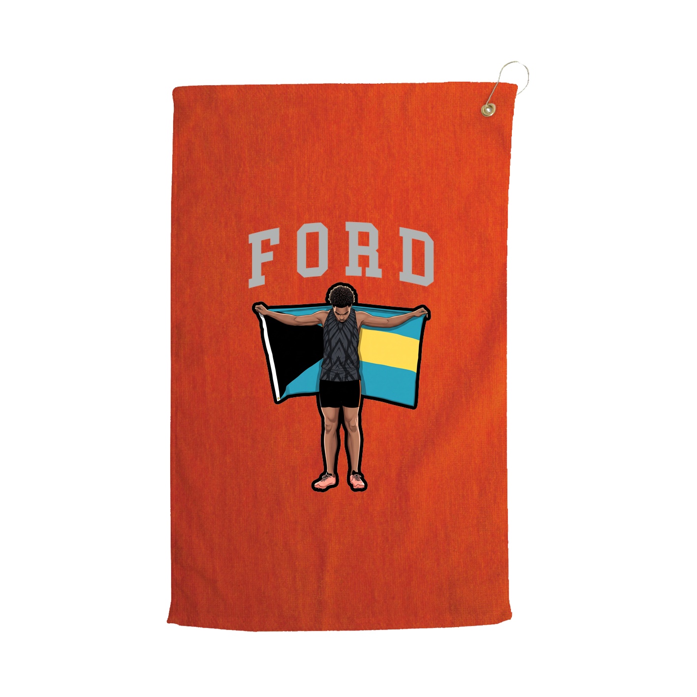 Golf Towel — Shirsey in Orange