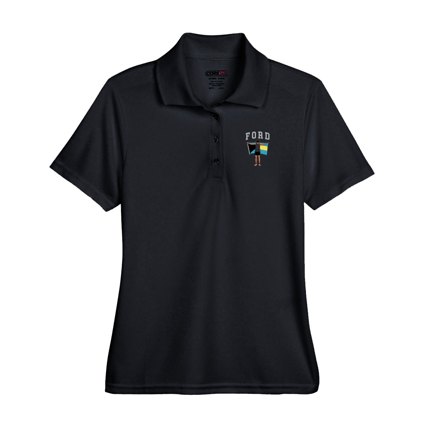 Performance Polo — Shirsey in Black