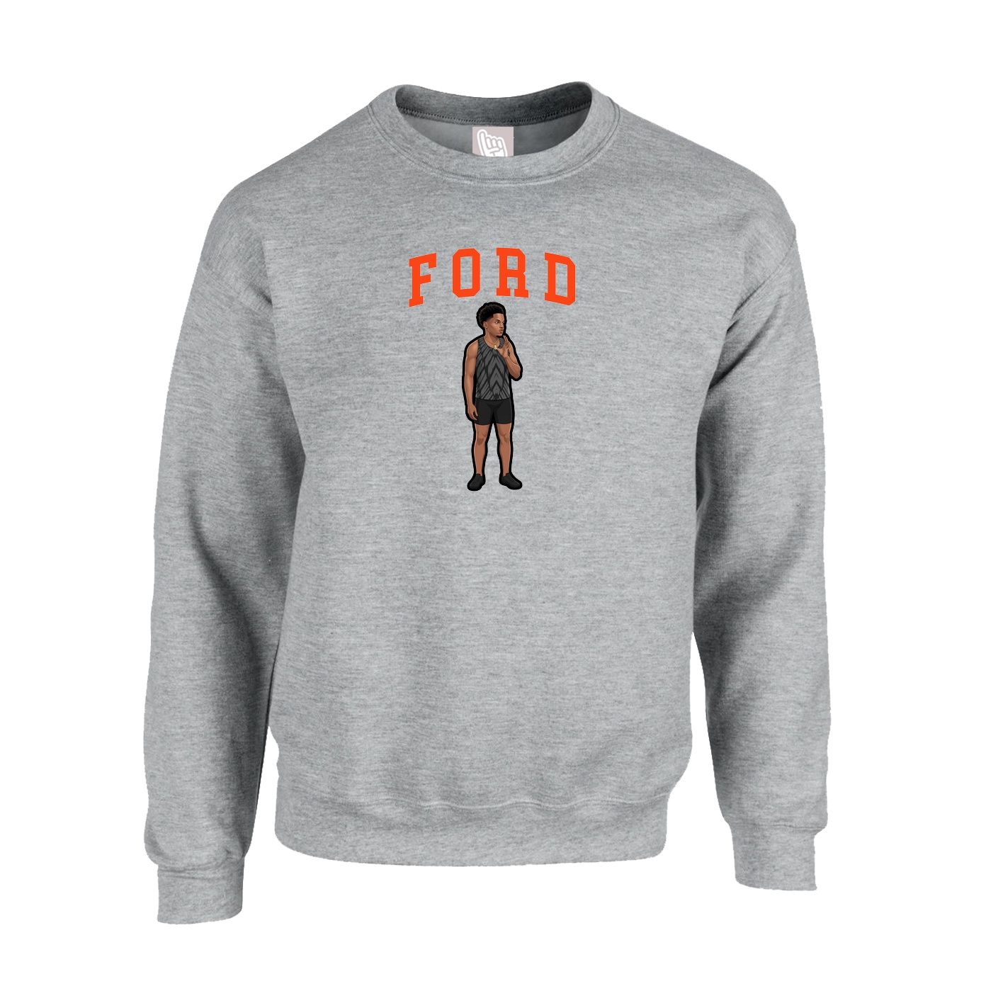 Fleece Crew — Shirsey in Grey