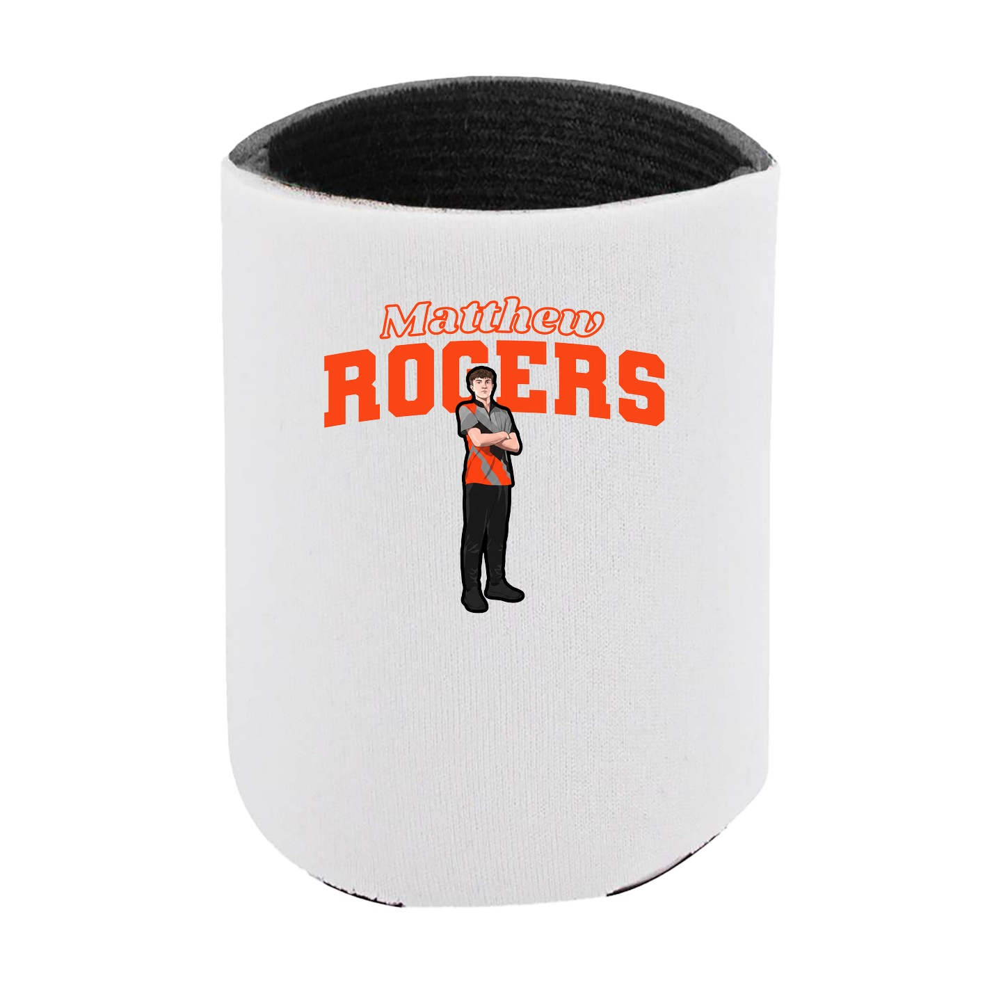 Can Holder — Name Arch in White