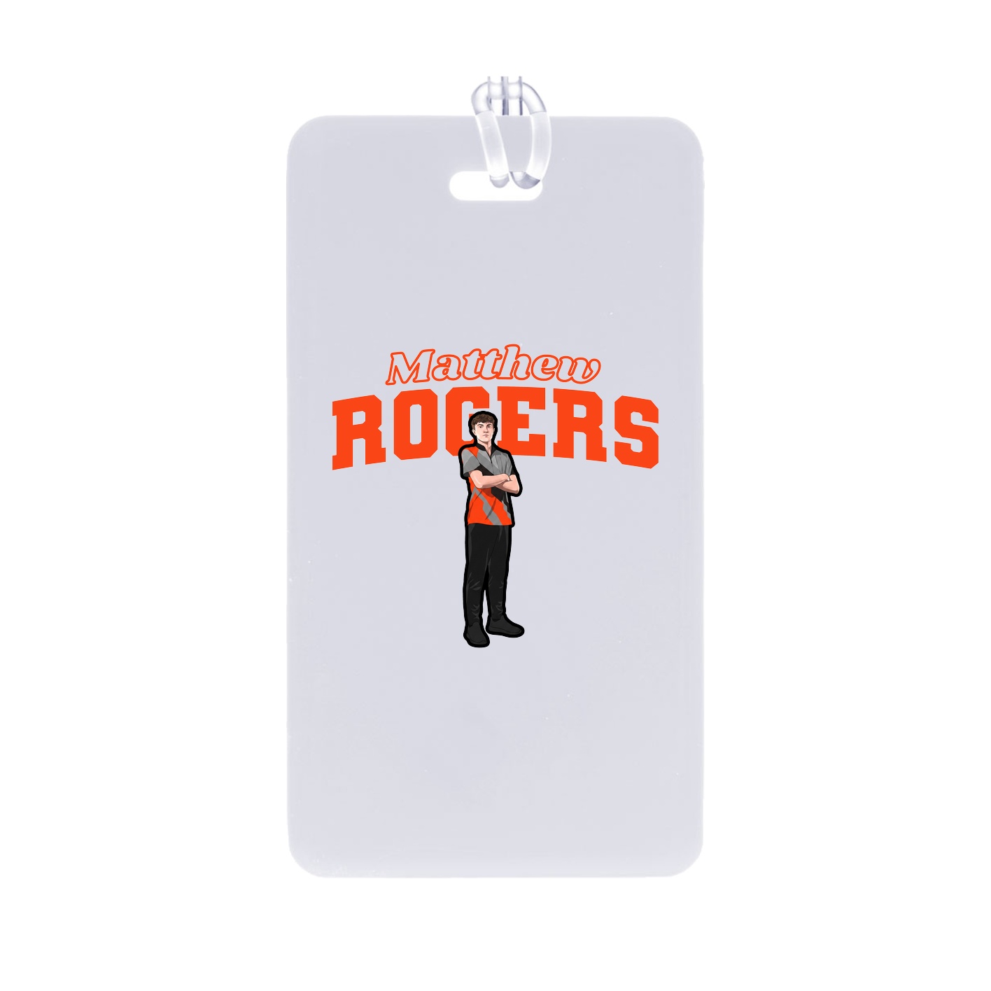 Bag Tag — Name Arch in Classic