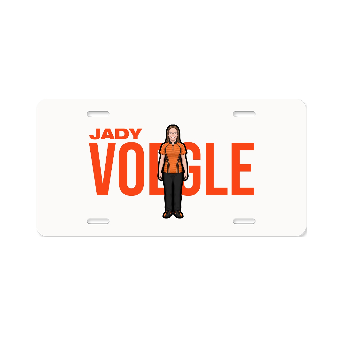 License Plate — Player Name in Classic