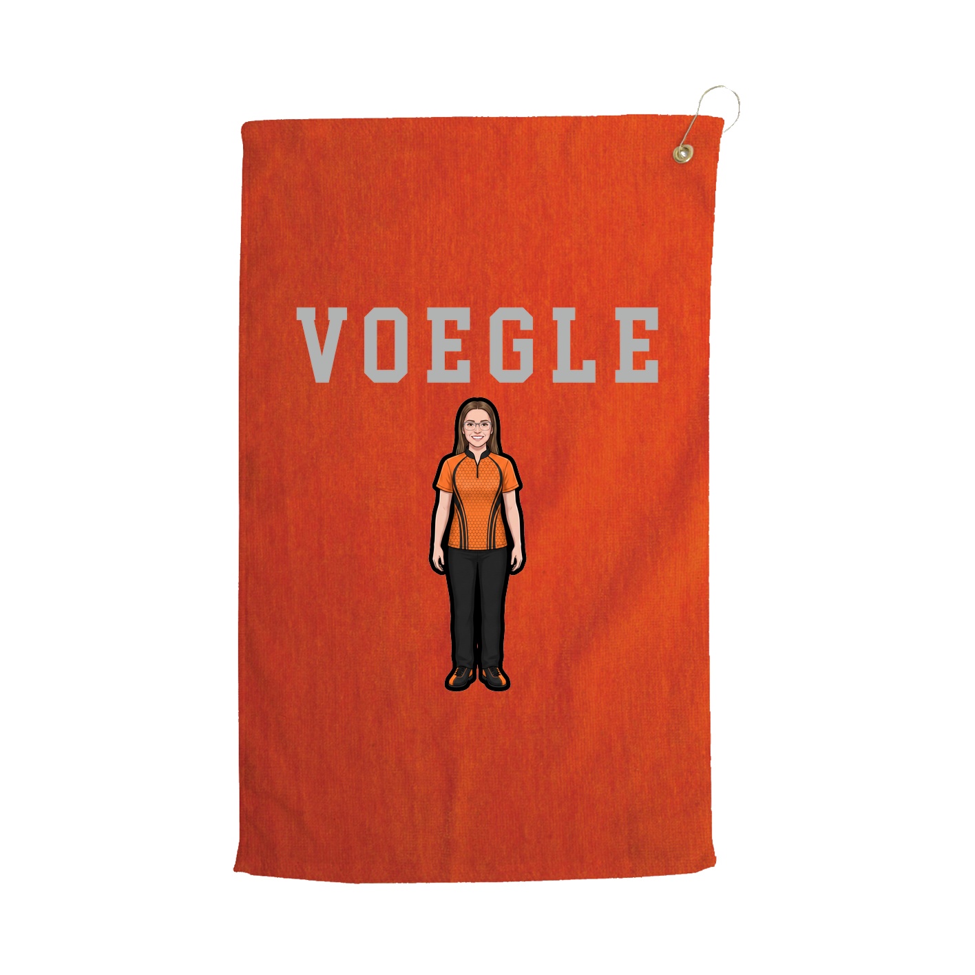 Golf Towel — Shirsey in Orange