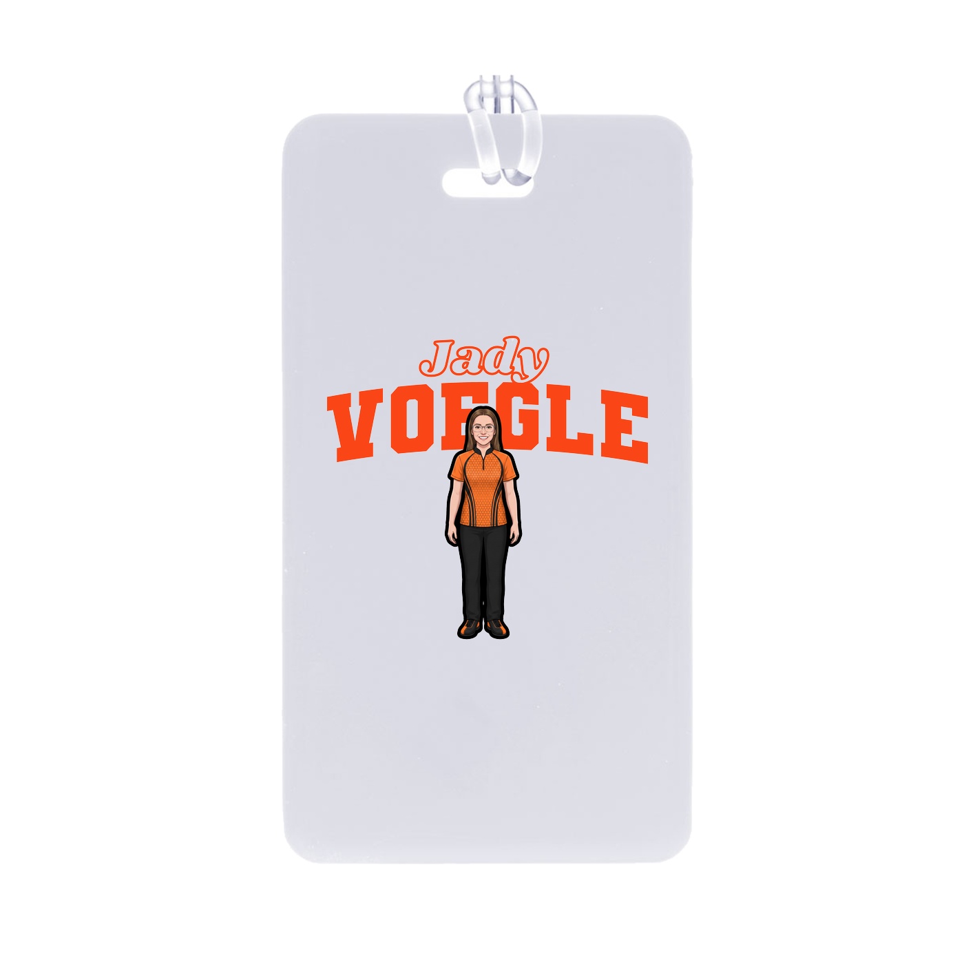 Bag Tag — Name Arch in Classic