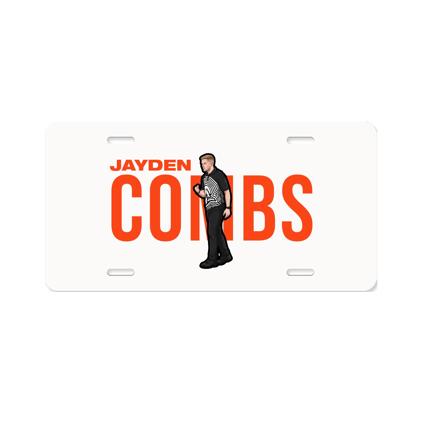 License Plate — Player Name in Classic