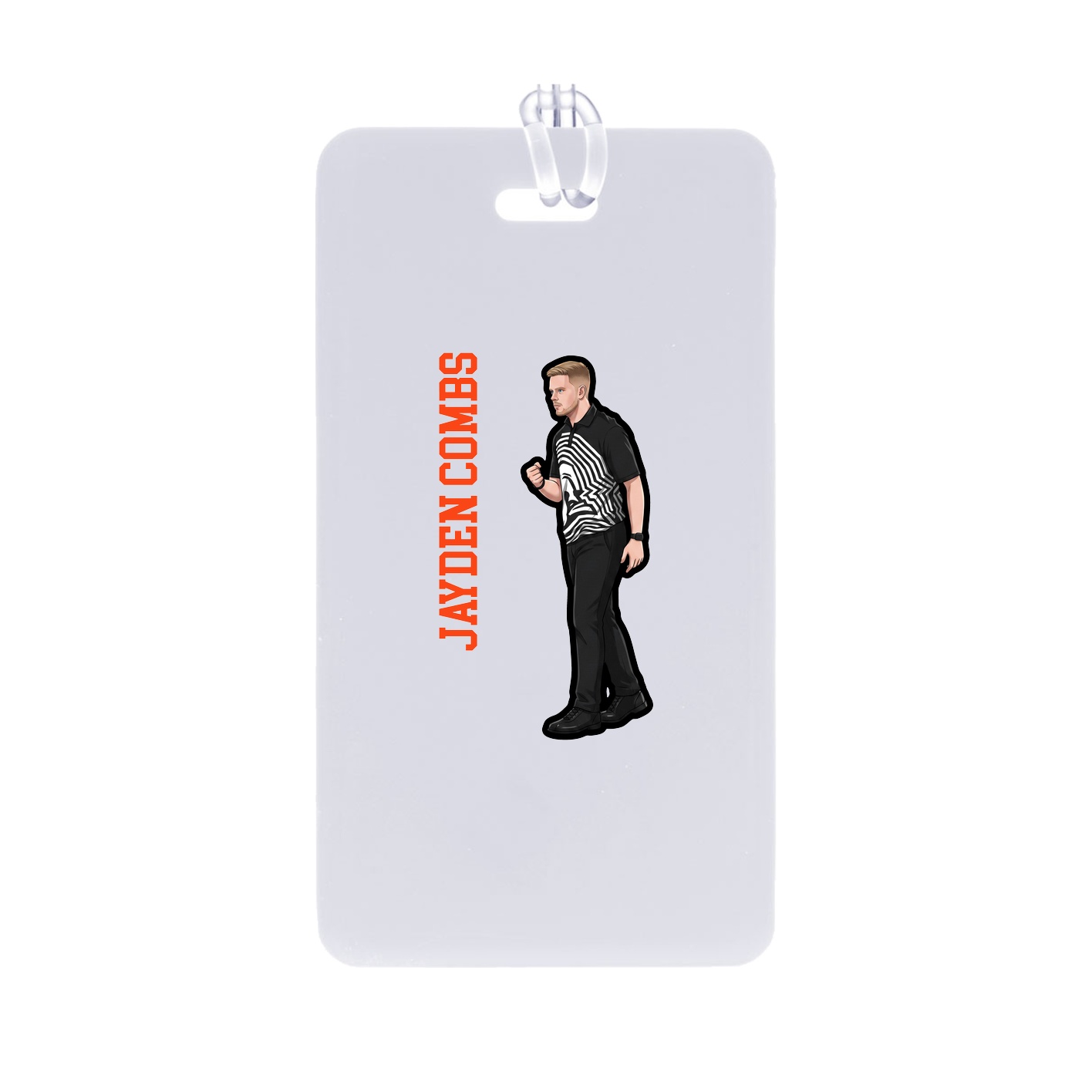 Bag Tag — Name Vertical in Classic