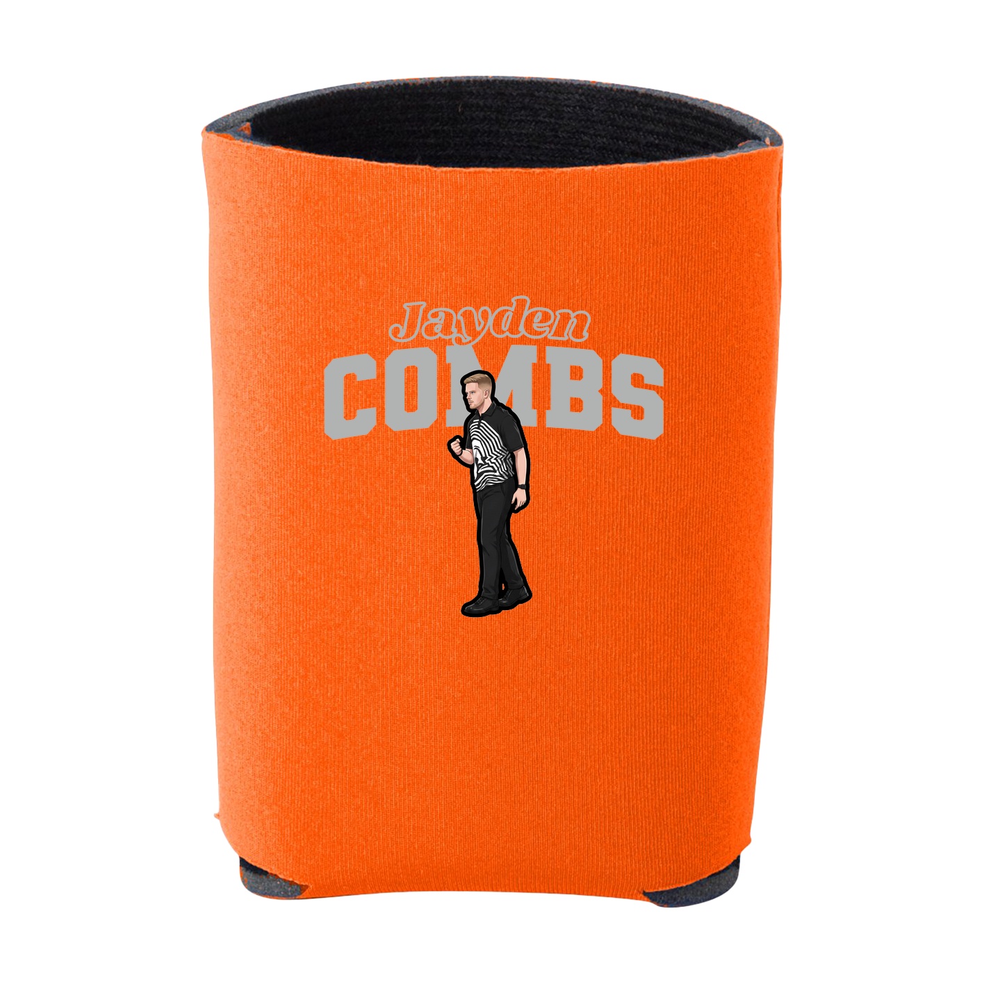 Can Holder — Name Arch in Orange