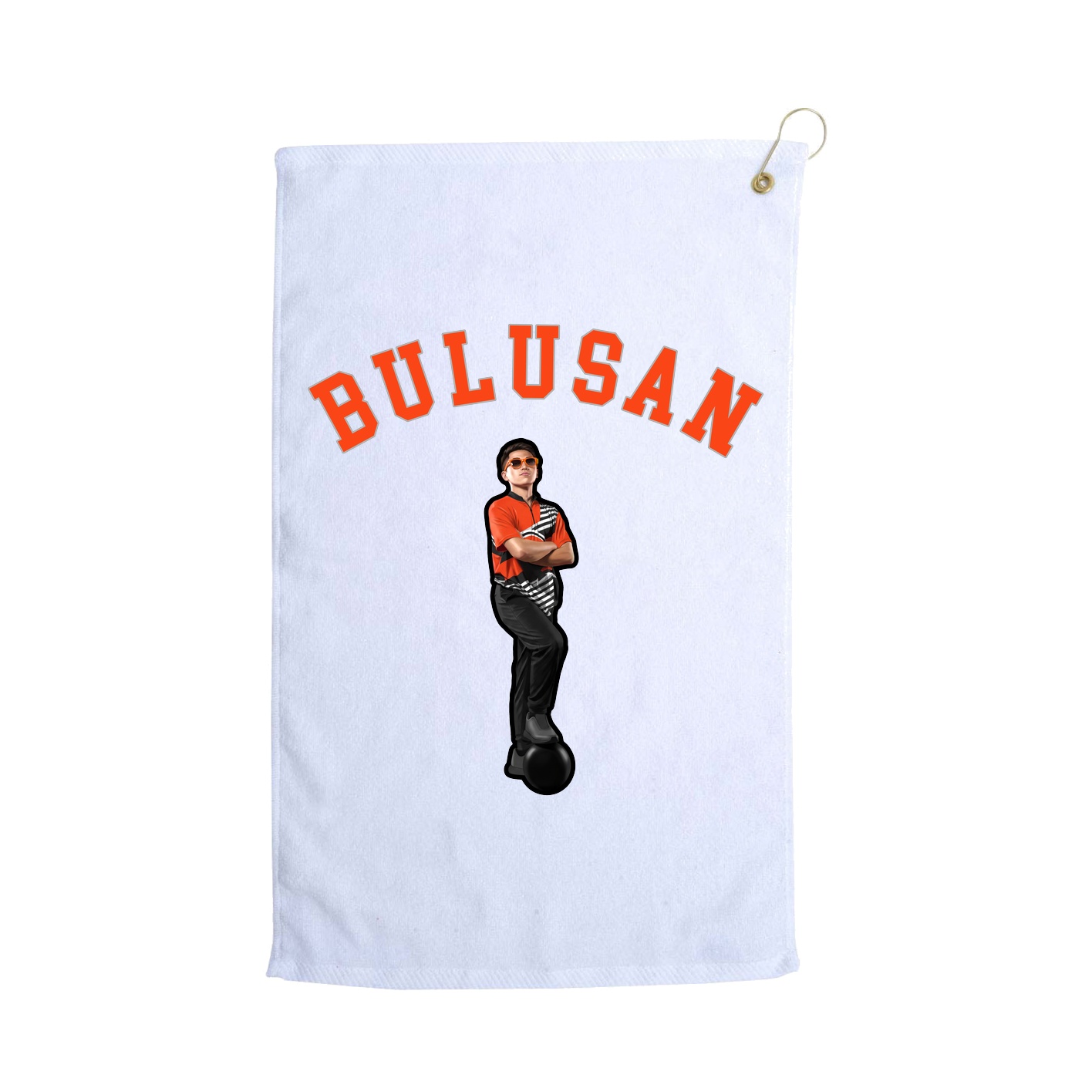 Golf Towel — Shirsey Arch in White
