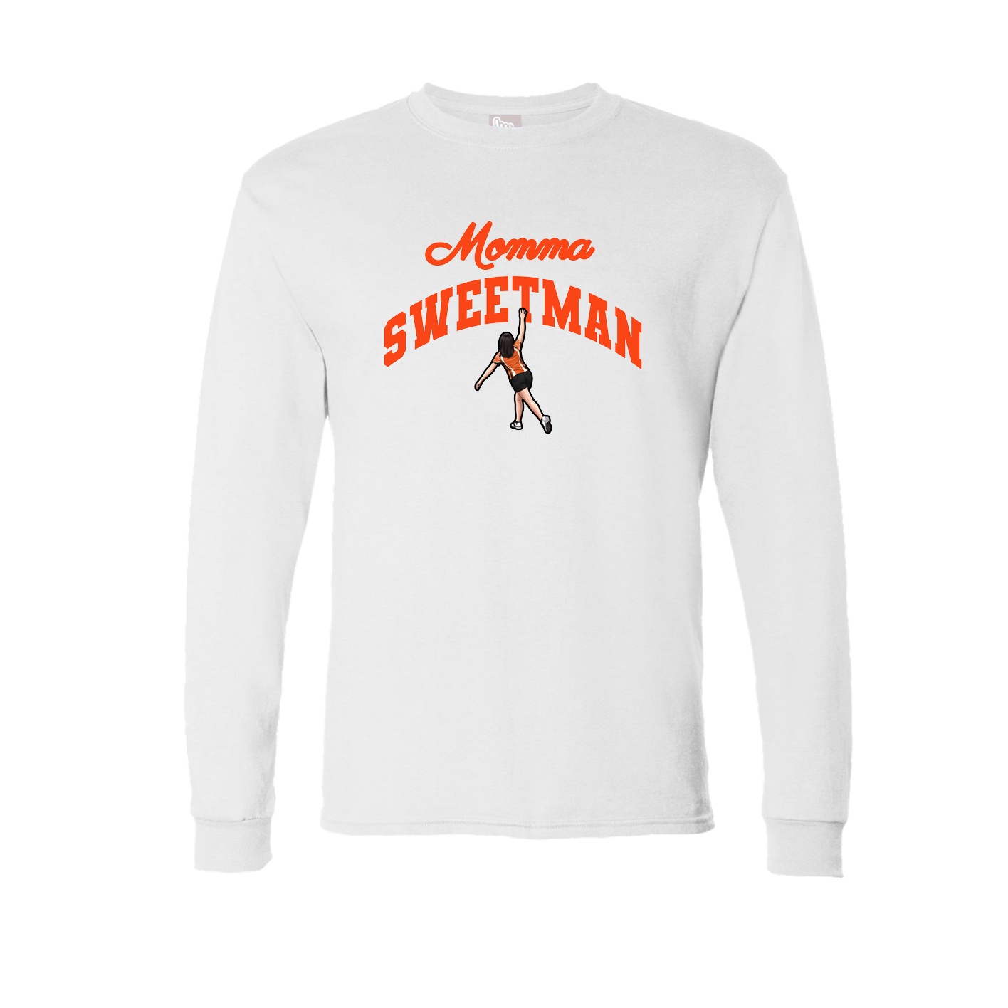 Long Sleeve Tee — Mothers Day Arch in White