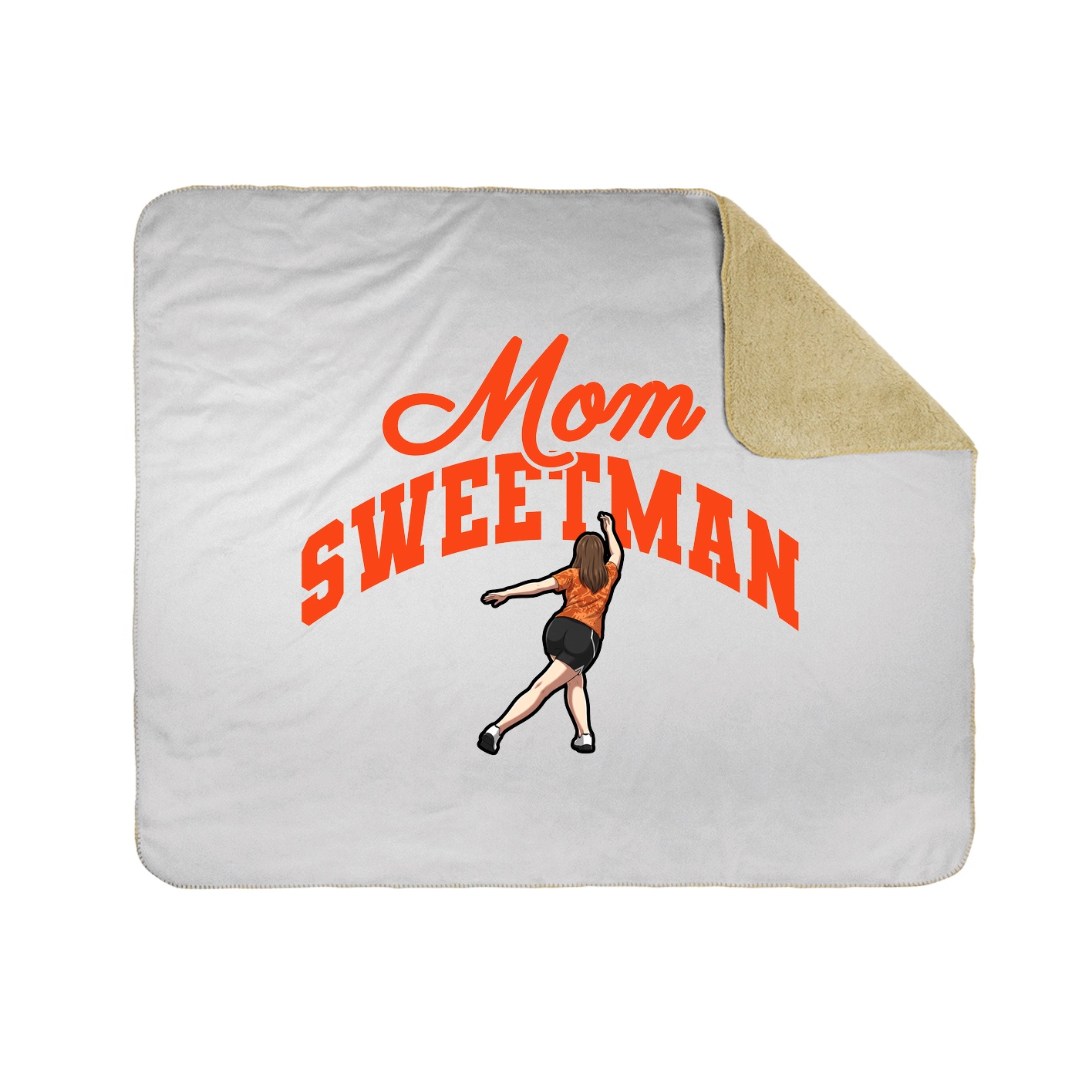 Throw Blanket — Mothers Day Arch in White