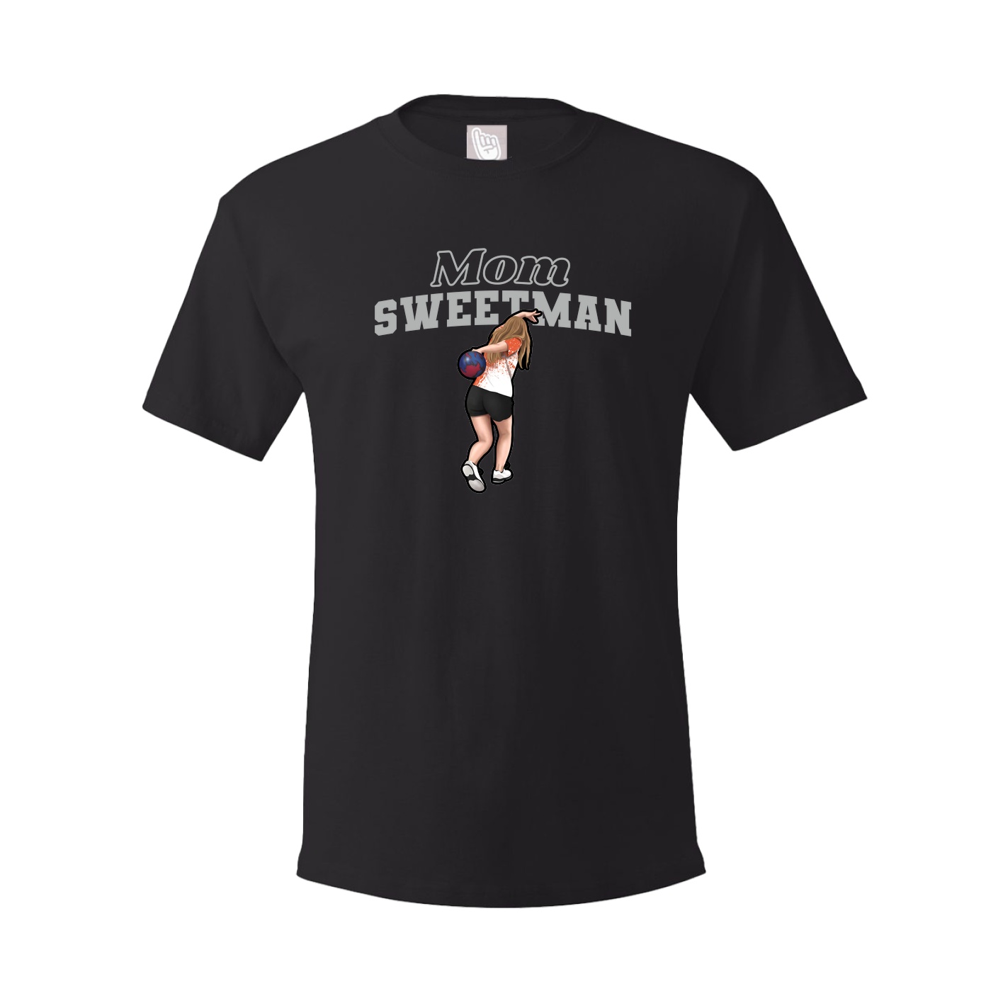 Youth Tee — Mothers Day Block in Black