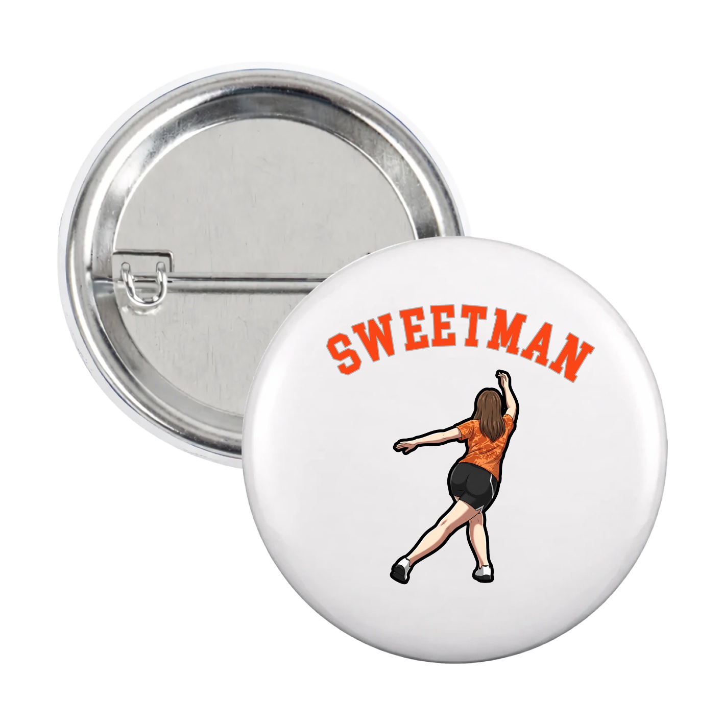 Game Day Button — Shirsey Arch in White