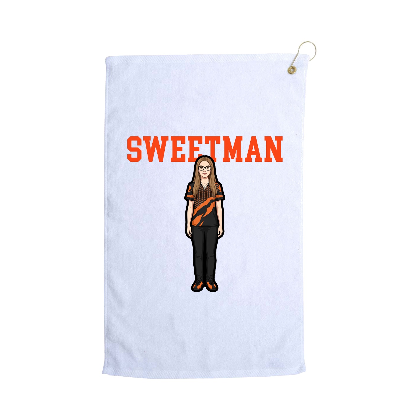 Golf Towel — Shirsey in White