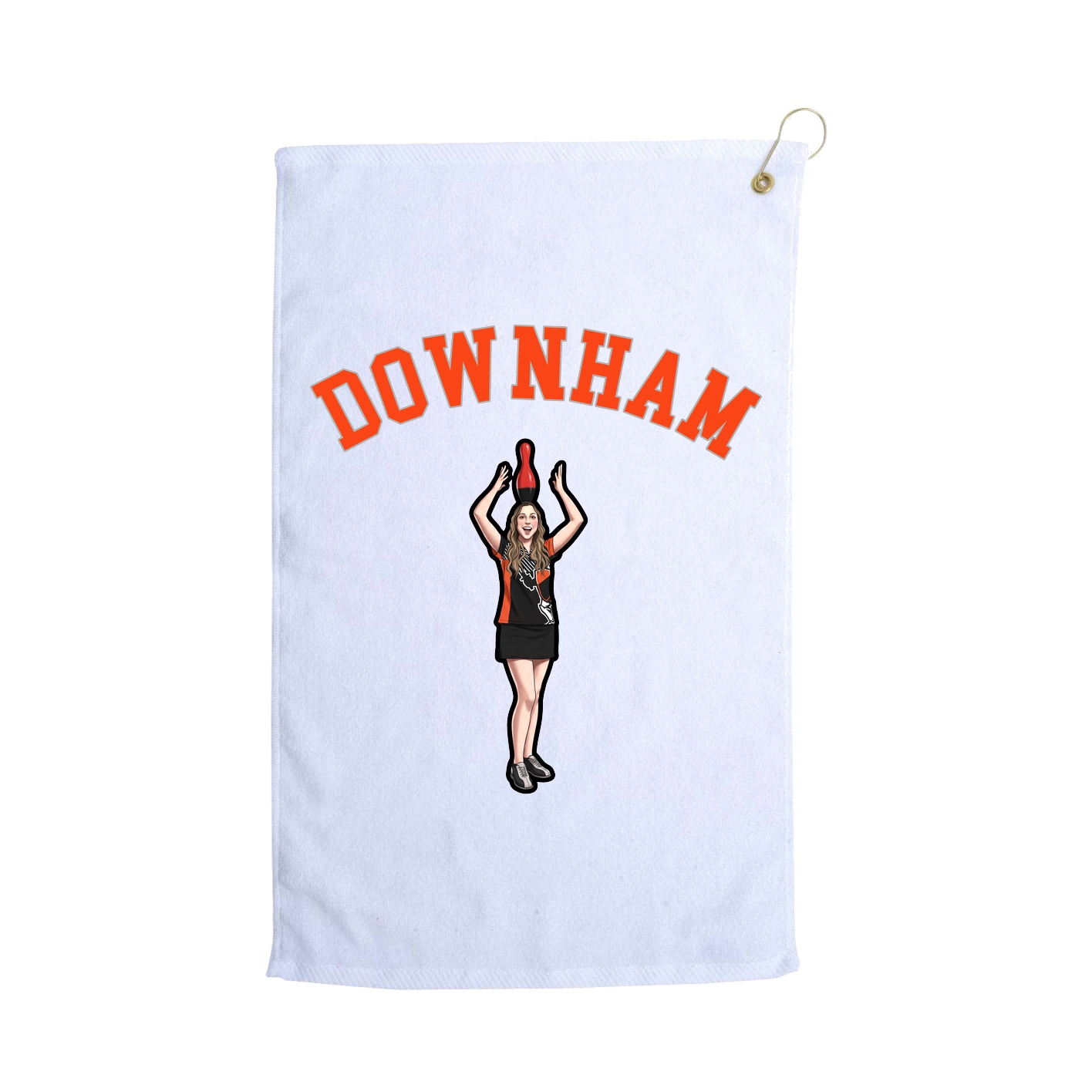 Golf Towel — Shirsey Arch in White